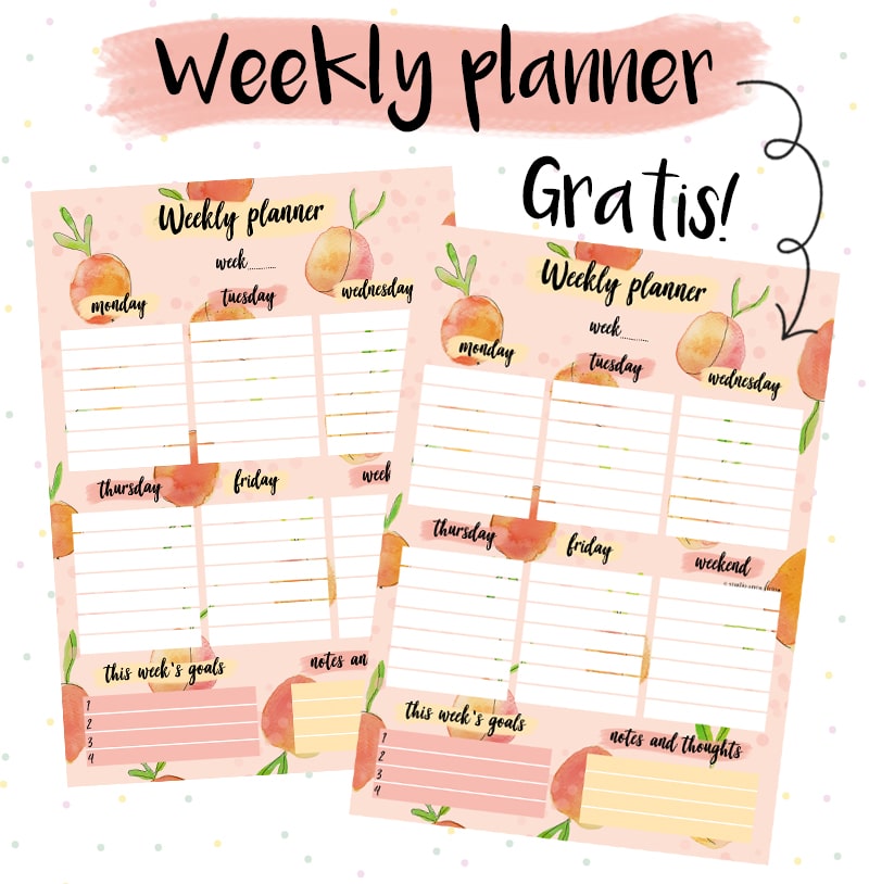 weekly planner