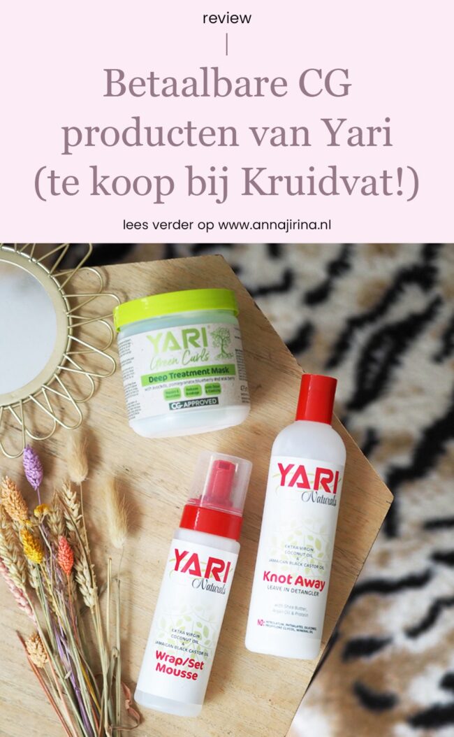 CG producten van Yari