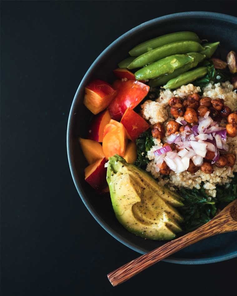vegetarische quinoa salade