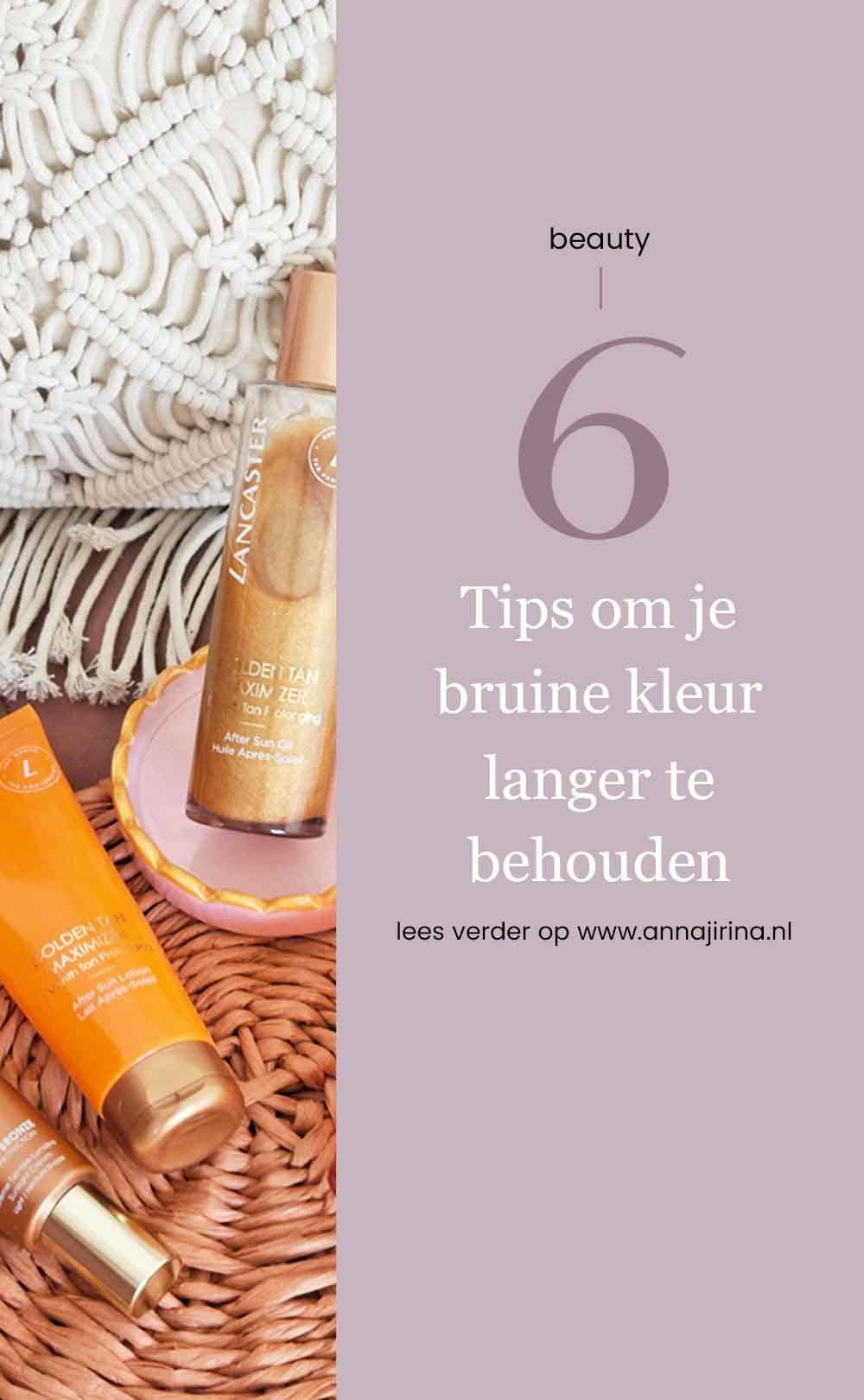 bruine kleur behouden