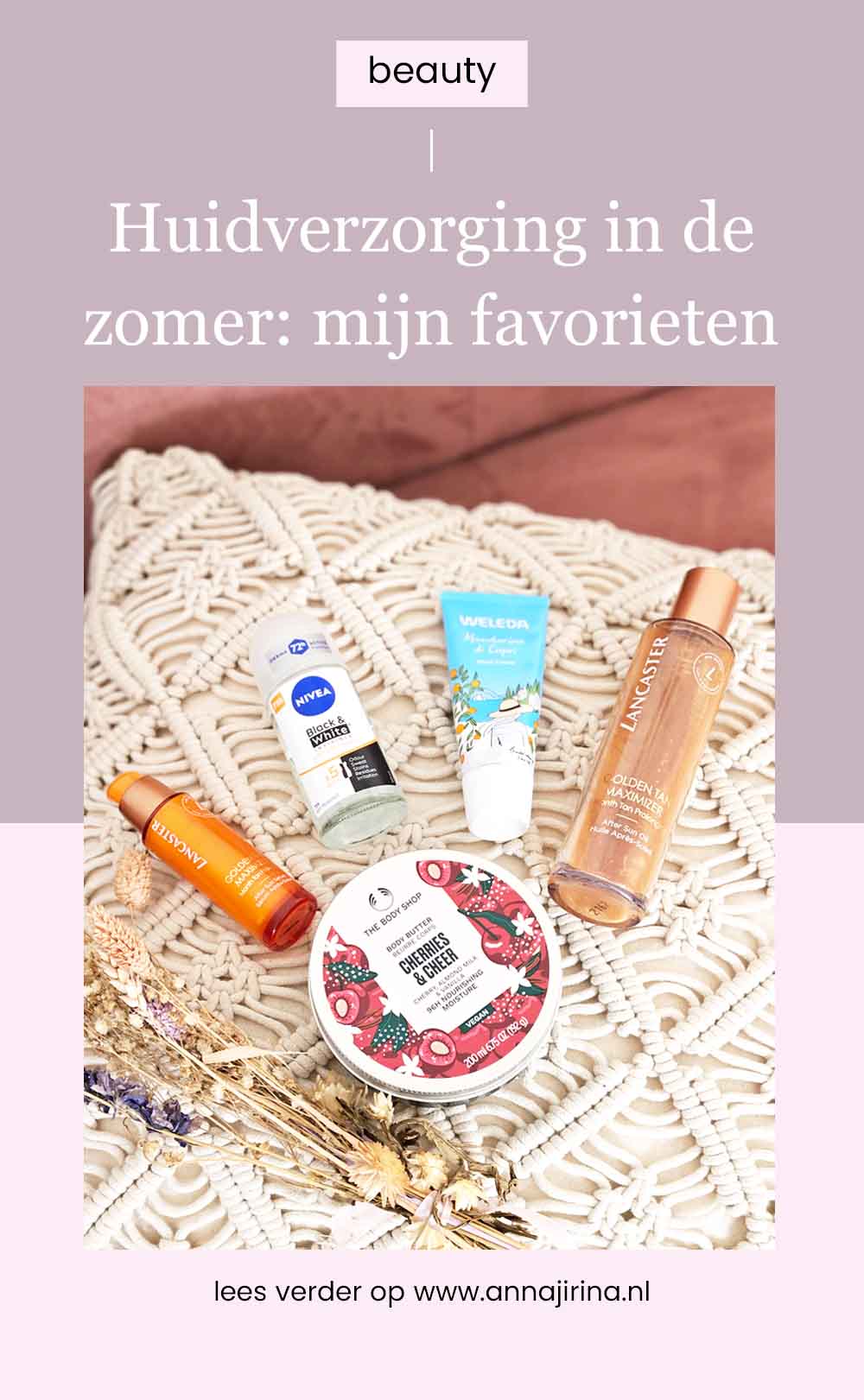 huidverzorging in de zomer