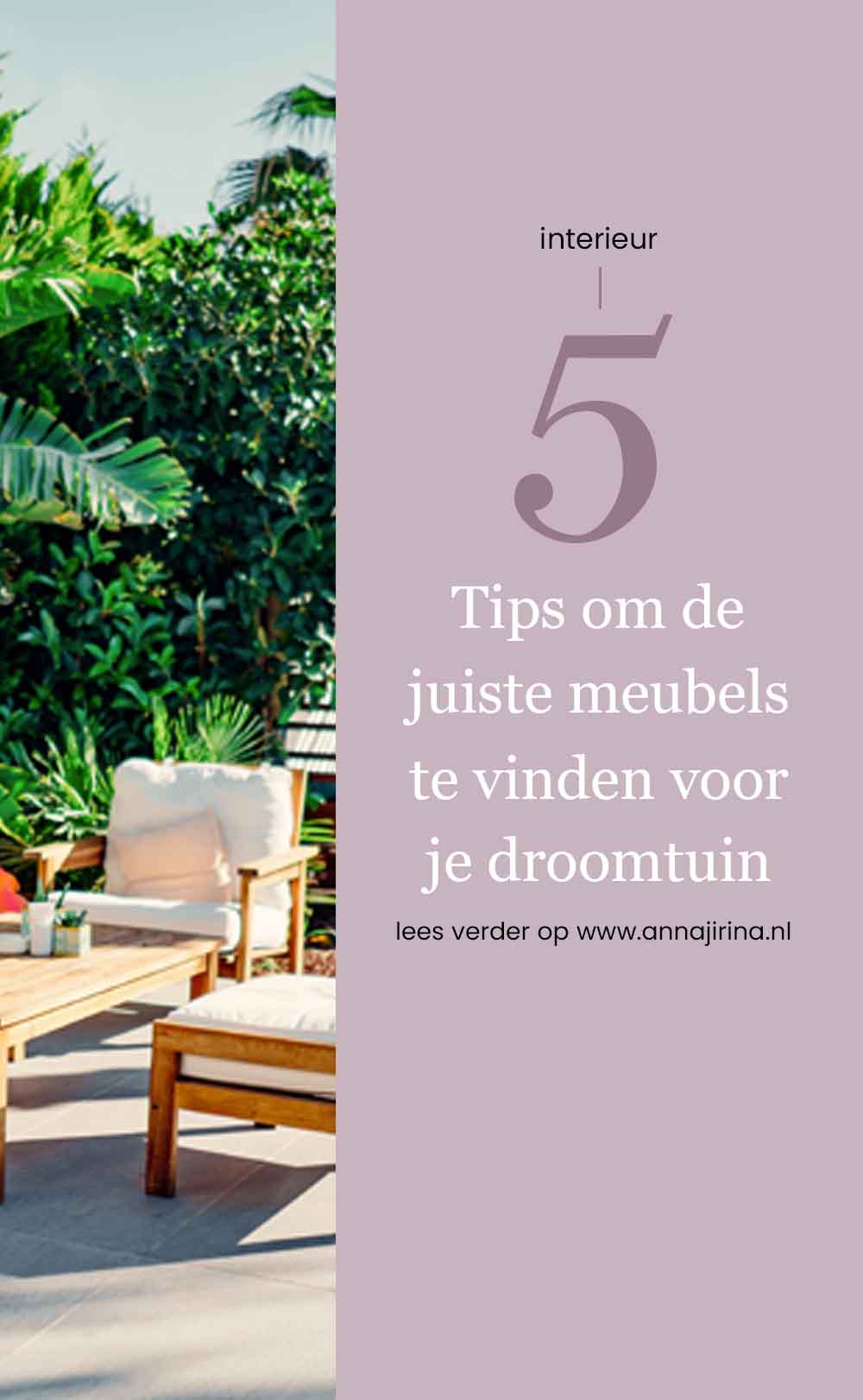 tuinmeubel inspiratie