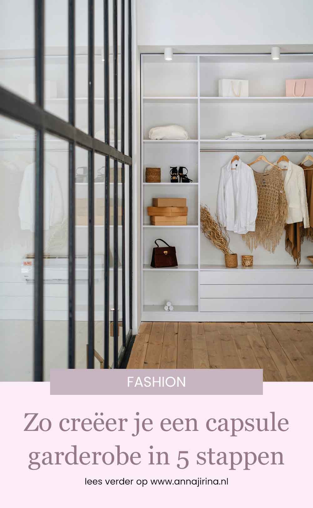 capsule wardrobe samenstellen in 5 simpele stappen