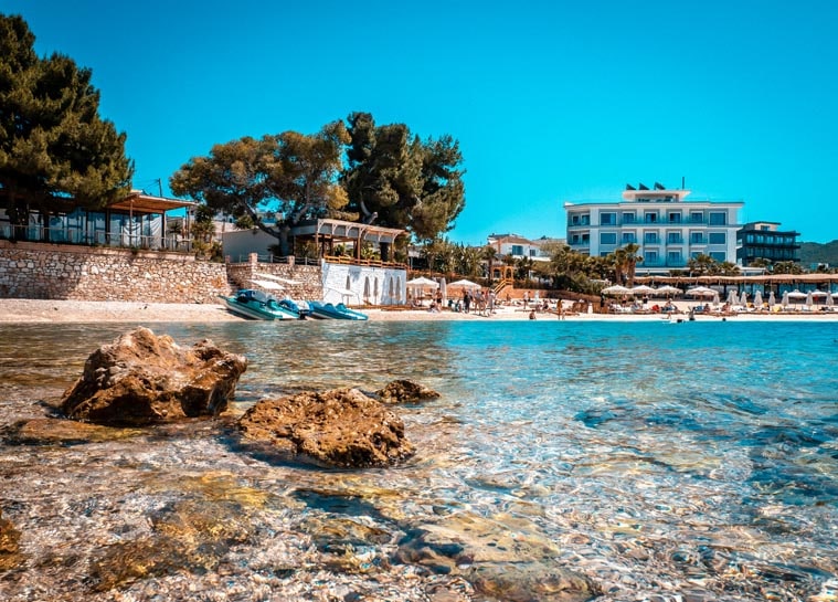 ksamil strand Albanië | Mooiste plekken Albanië