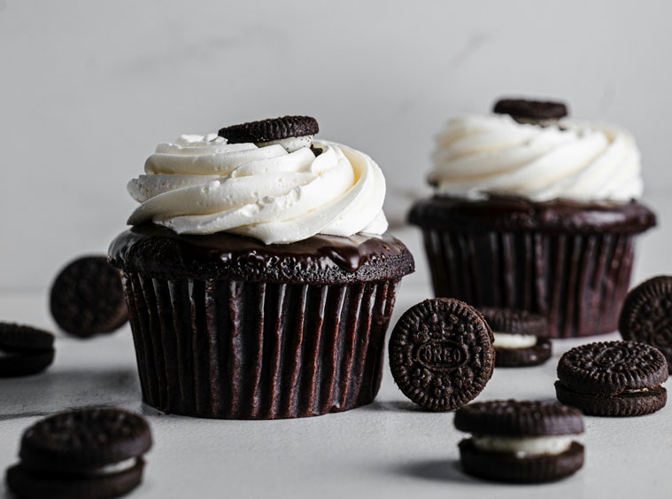oreo cupcakes met botercreme