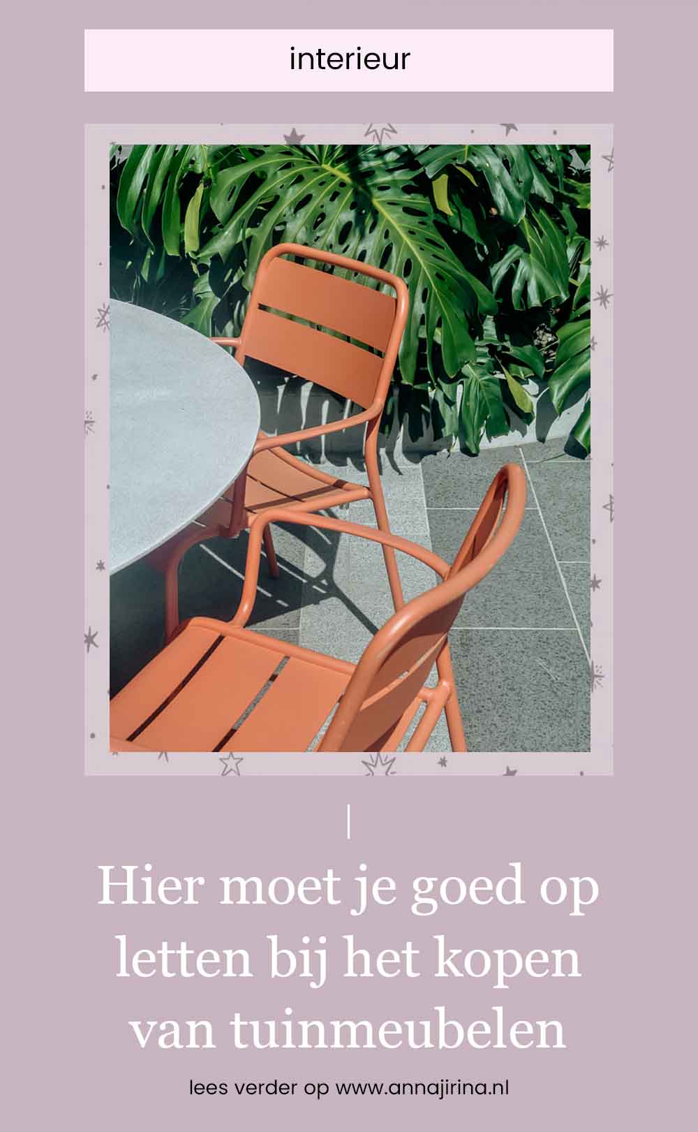 dit is belangrijk bij het kopen van een nieuwe tuinset