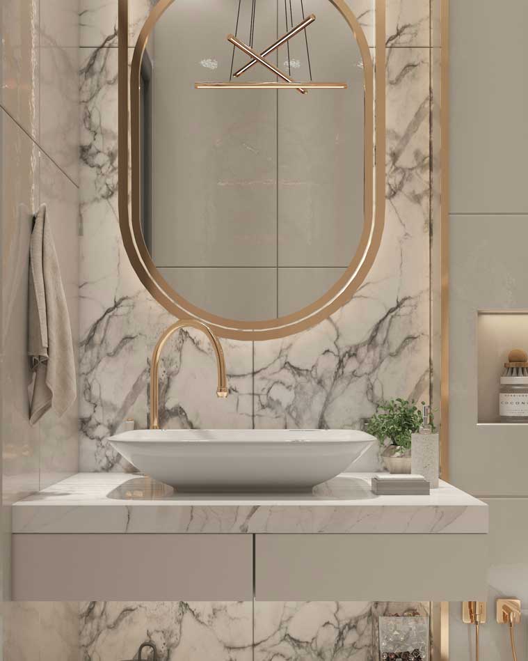 wooninspiratie marmer look