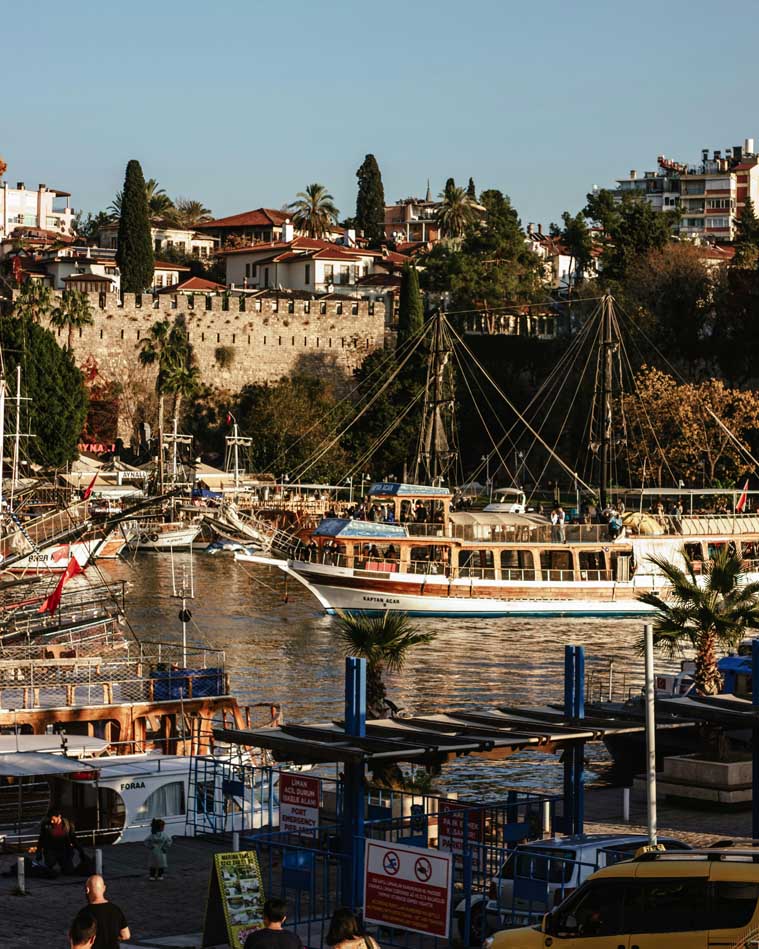 haven van Antalya in Turkije | Marmaris strand | boottochten Antalya 