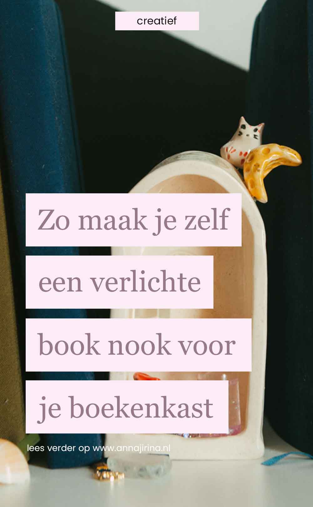 zelf een book nook maken met een diy kit | verlichte book nook maken tips