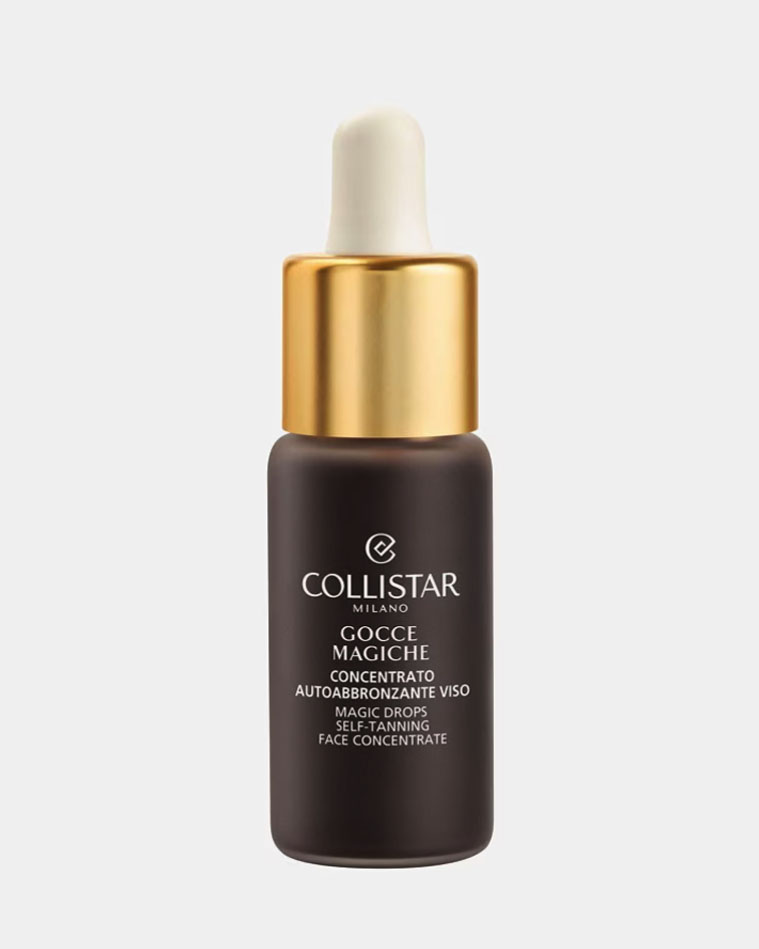 collistar tanning drops | snel en veilig een mooie bruine kleur in je gezicht die lang blijft zitten